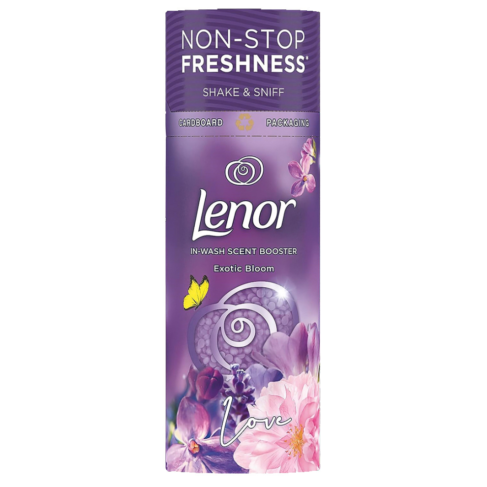 Lenor Laundry Perfume In-Wash Scent Booster Beads Exotic Bloom, Non-Stop Freshness, 176g