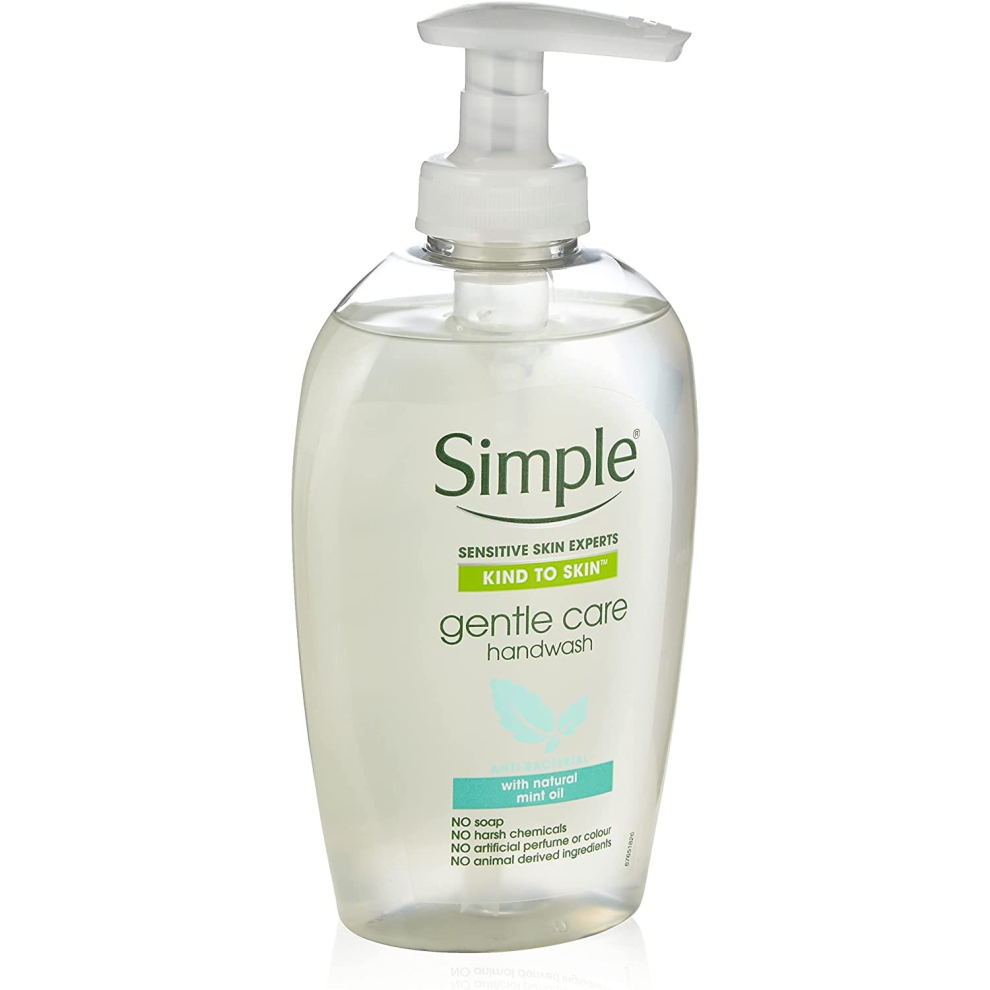 Simple Simple Kind to Skin Gentle Care Hand Wash, 250 milliliters (Colourless Bottle)