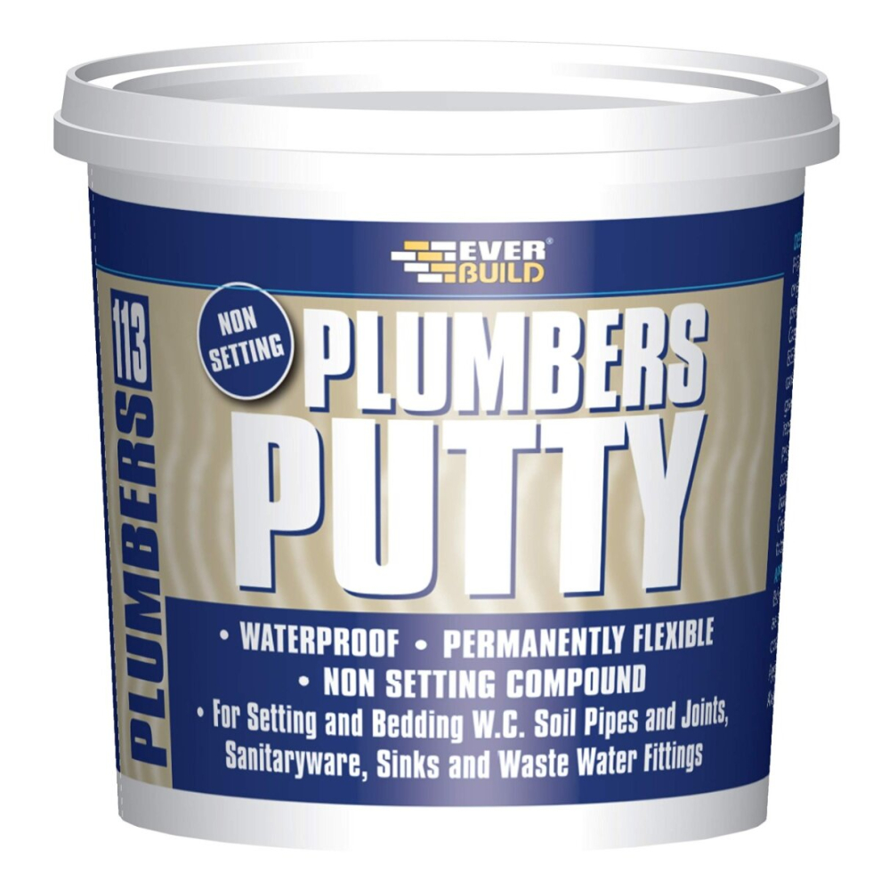 Everbuild 113 Plumbers Putty, Beige, 750 g    PLUMB7  (n)