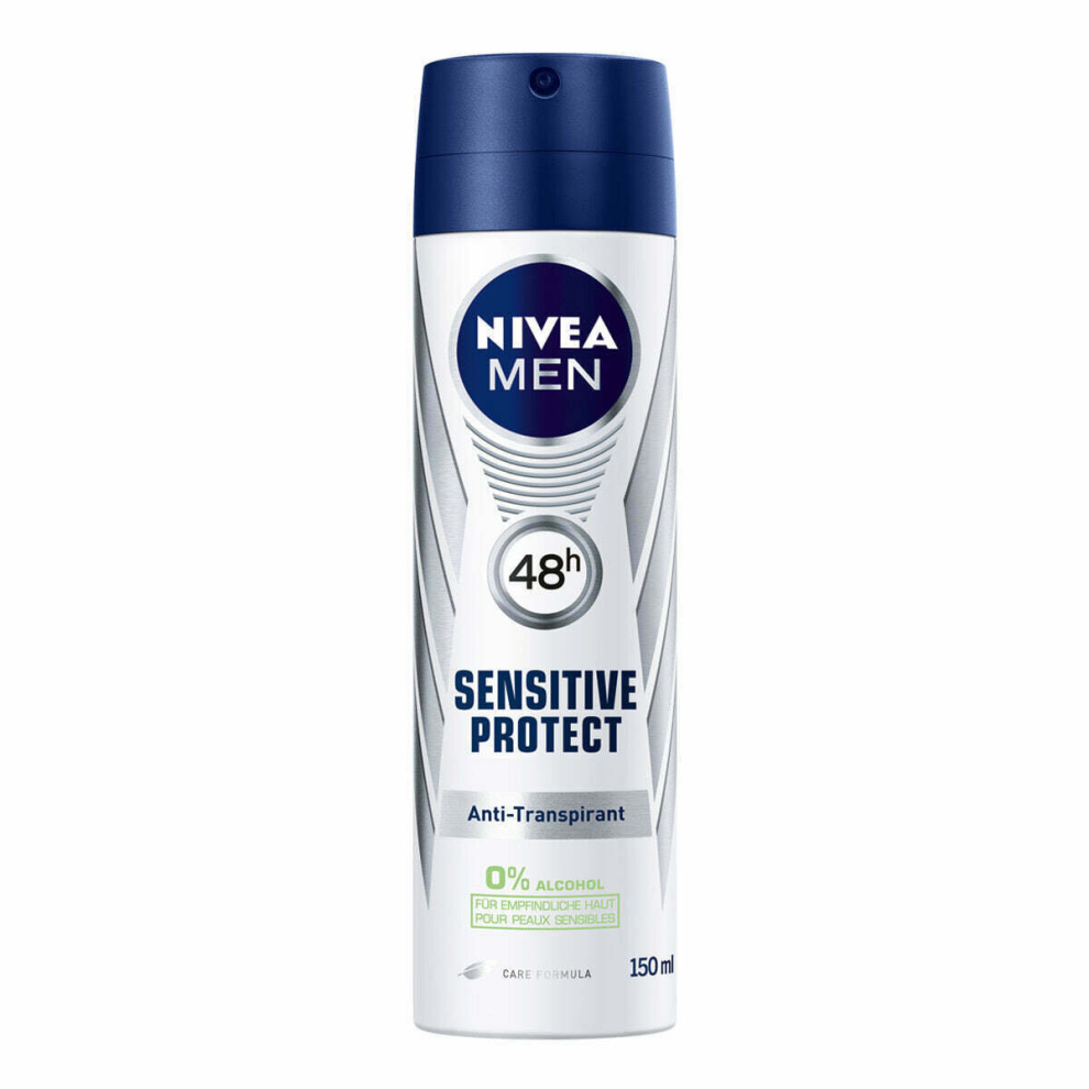 NIVEA MEN Anti-Perspirant Deodorant Spray Sensitive Protect 150ml