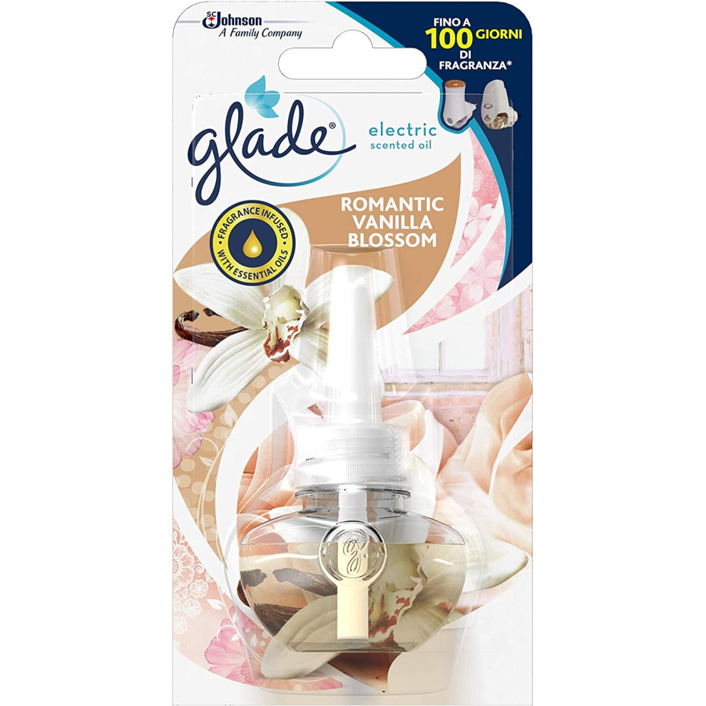 Glade Electric Plug In Oil Refill Air Freshener  Vanilla Blossom 20ml