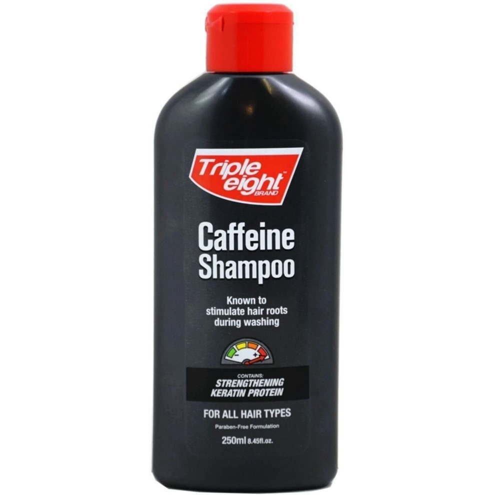 Triple Eight Caffeine Shampoo 250ml for All Hair Types