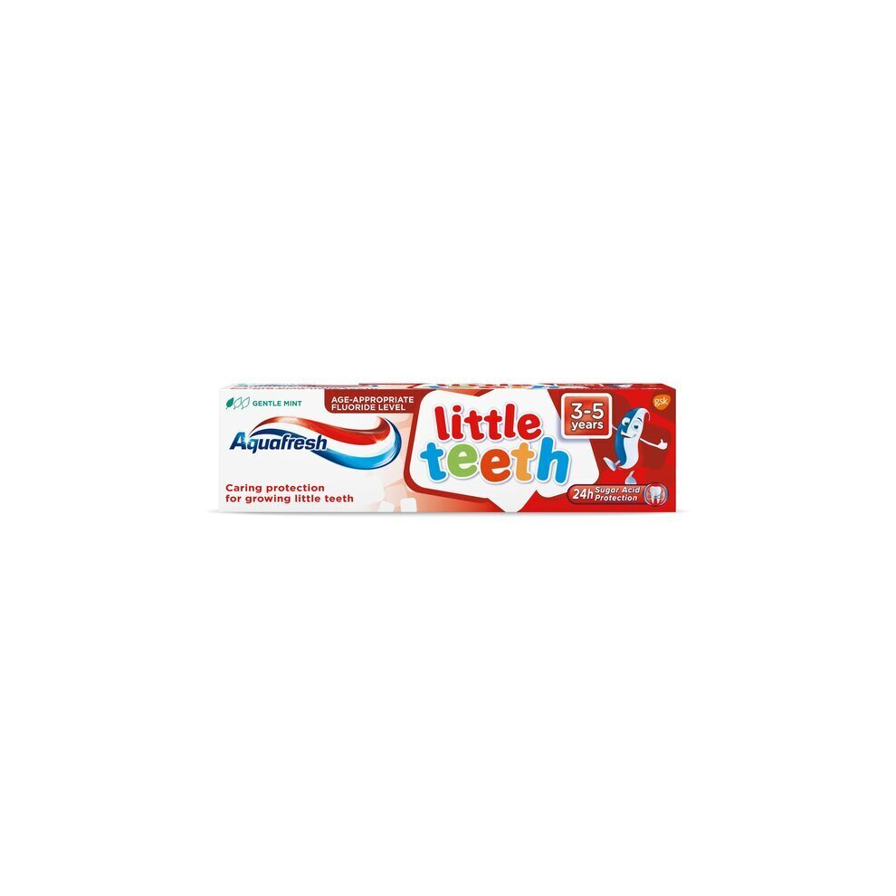 Aquafresh Little Teeth Toothpaste for Kids, 50 ml, 3-5 Years