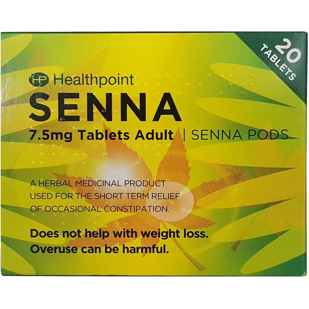 Herbal Senna Tablets Natural Relief 20 Tablets