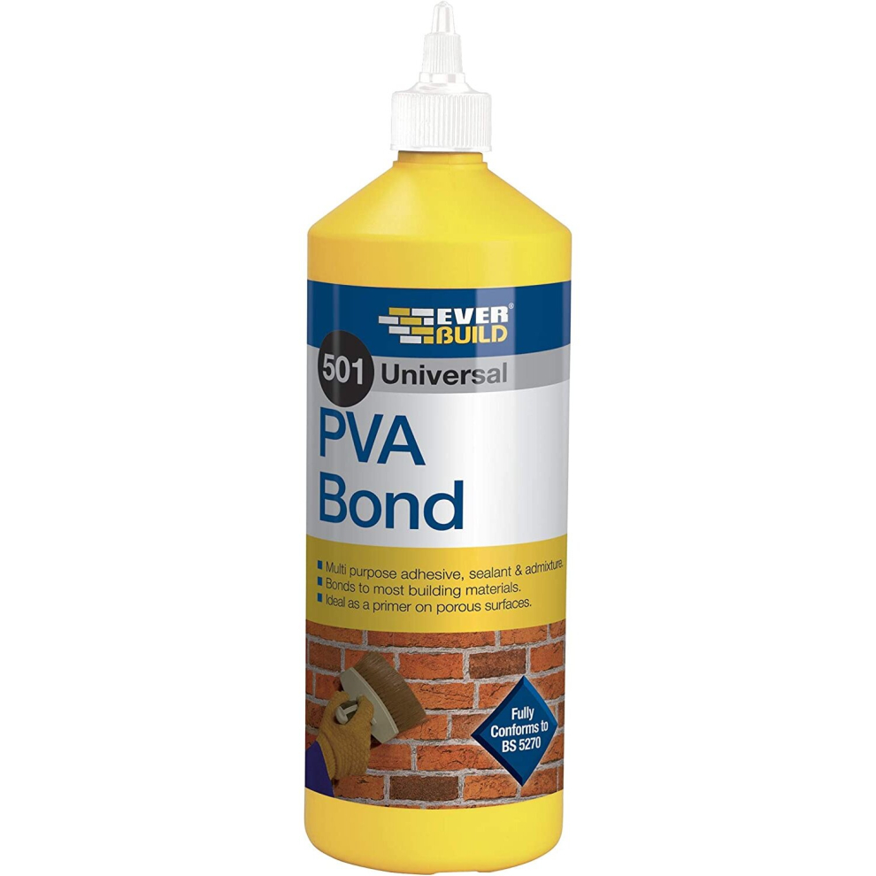 Everbuild 501 Universal PVA Bond, 500 ml     PVA05L(n)