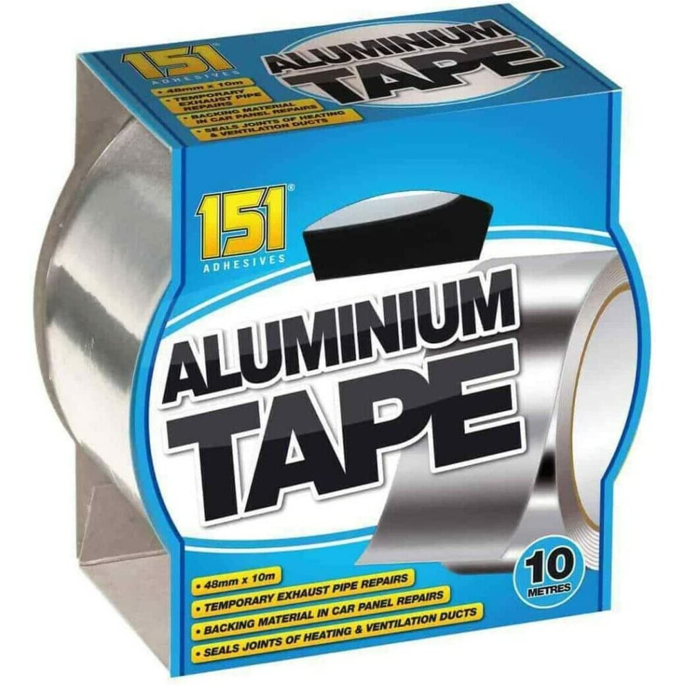 Aluminium Tape 48Mm X 10 Metres Silver