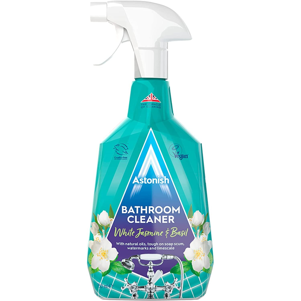 Astonish Bathroom Cleaner Spray White Jasmine & Basil 750ml