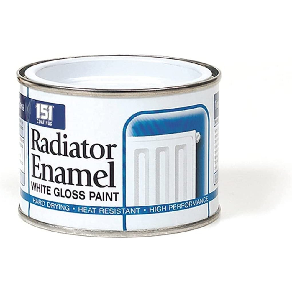 151 Radiator Enamel White Gloss Paint - 180ml
