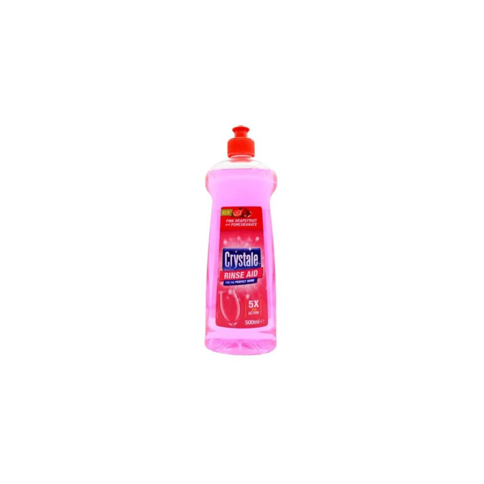 Crystale Dishwasher Rinse Aid - Pink Grapefruit 500ml