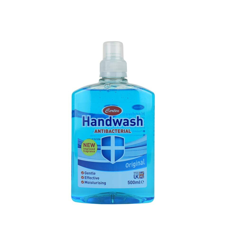 Certex Blue Antibacterial Handwash Original 500Ml