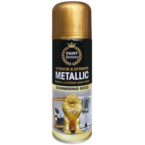 Paint Factory Metallic Gold Spray Paint 200 ml