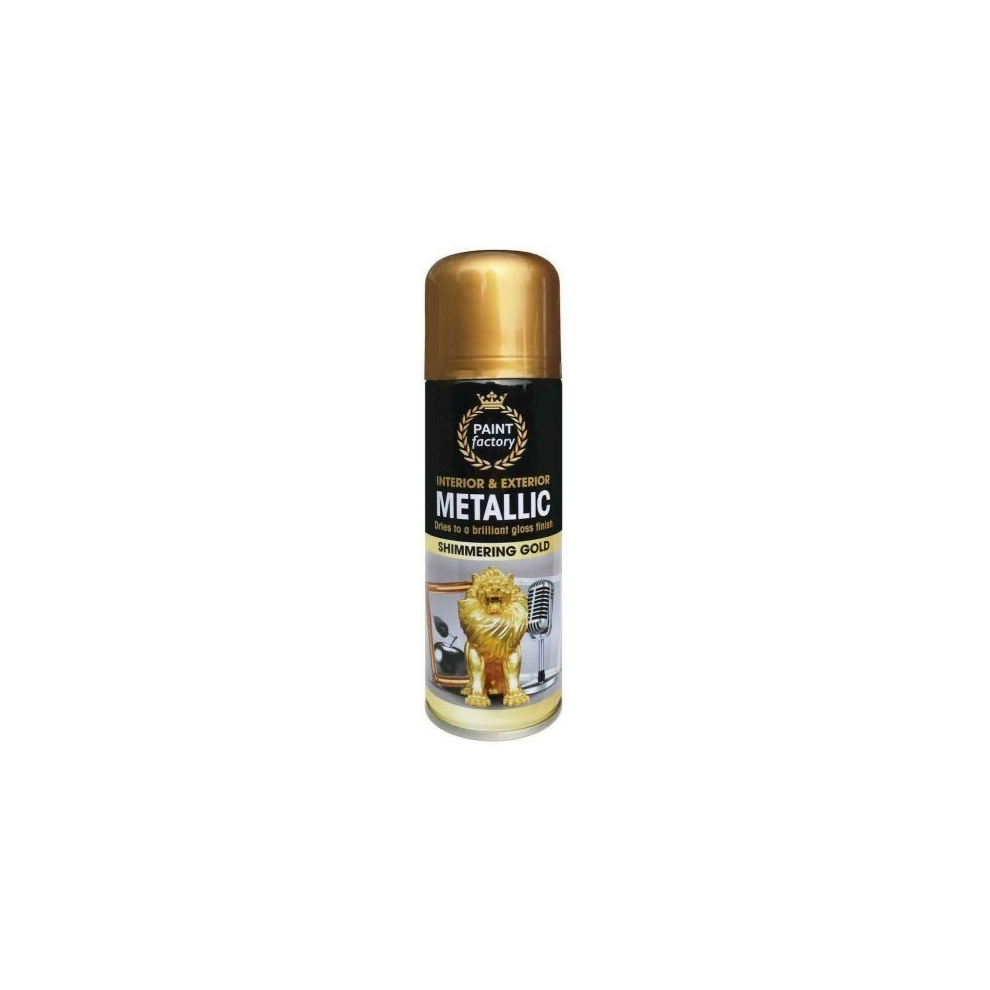 Paint Factory Metallic Gold Spray Paint 200 ml