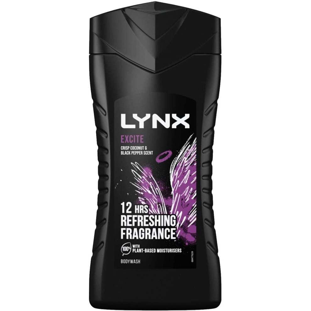 Lynx Excite Shower Gel, 225ml