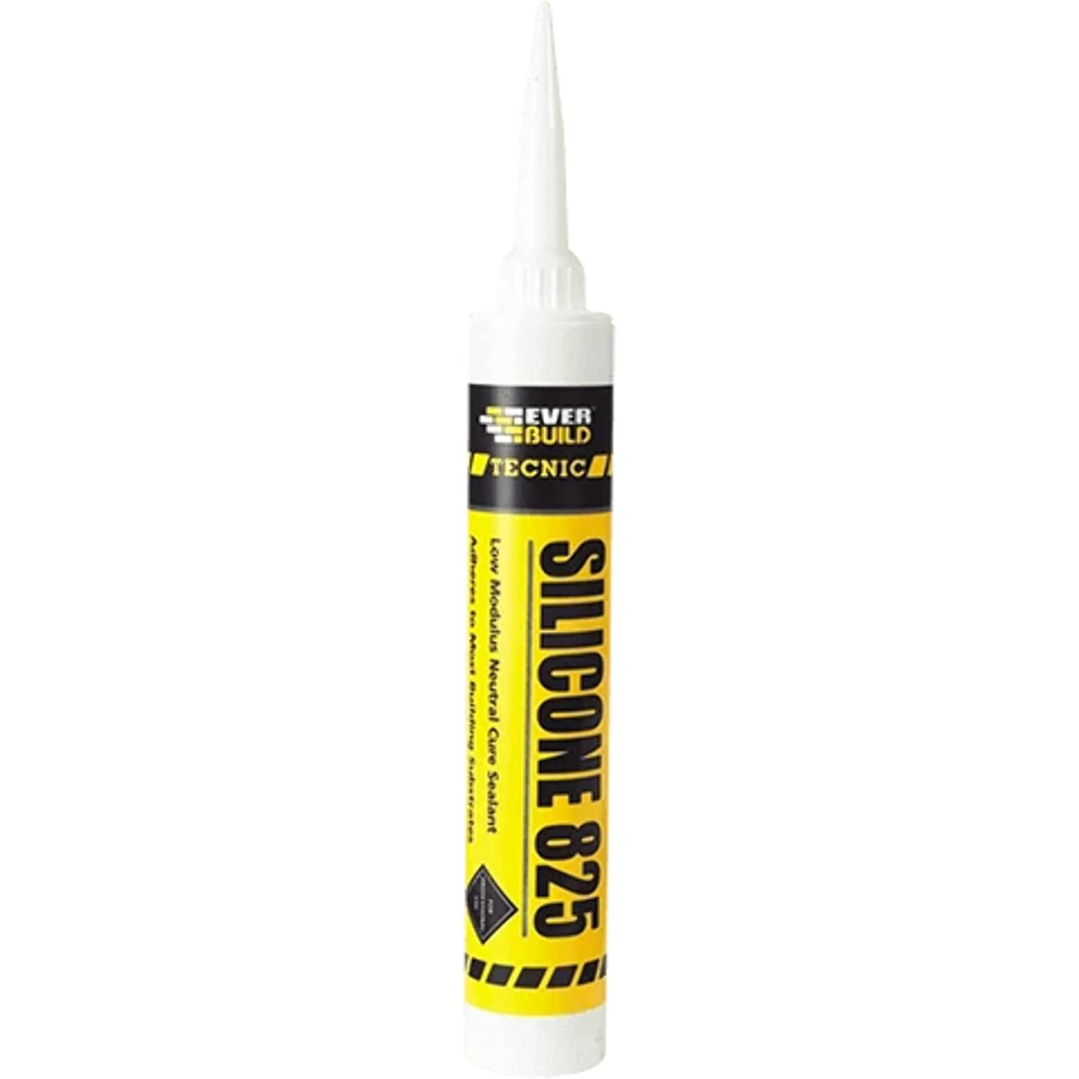 Everbuild 825 Low Modulus Neutral Cure Sealant White - 380ml      825WE(n)