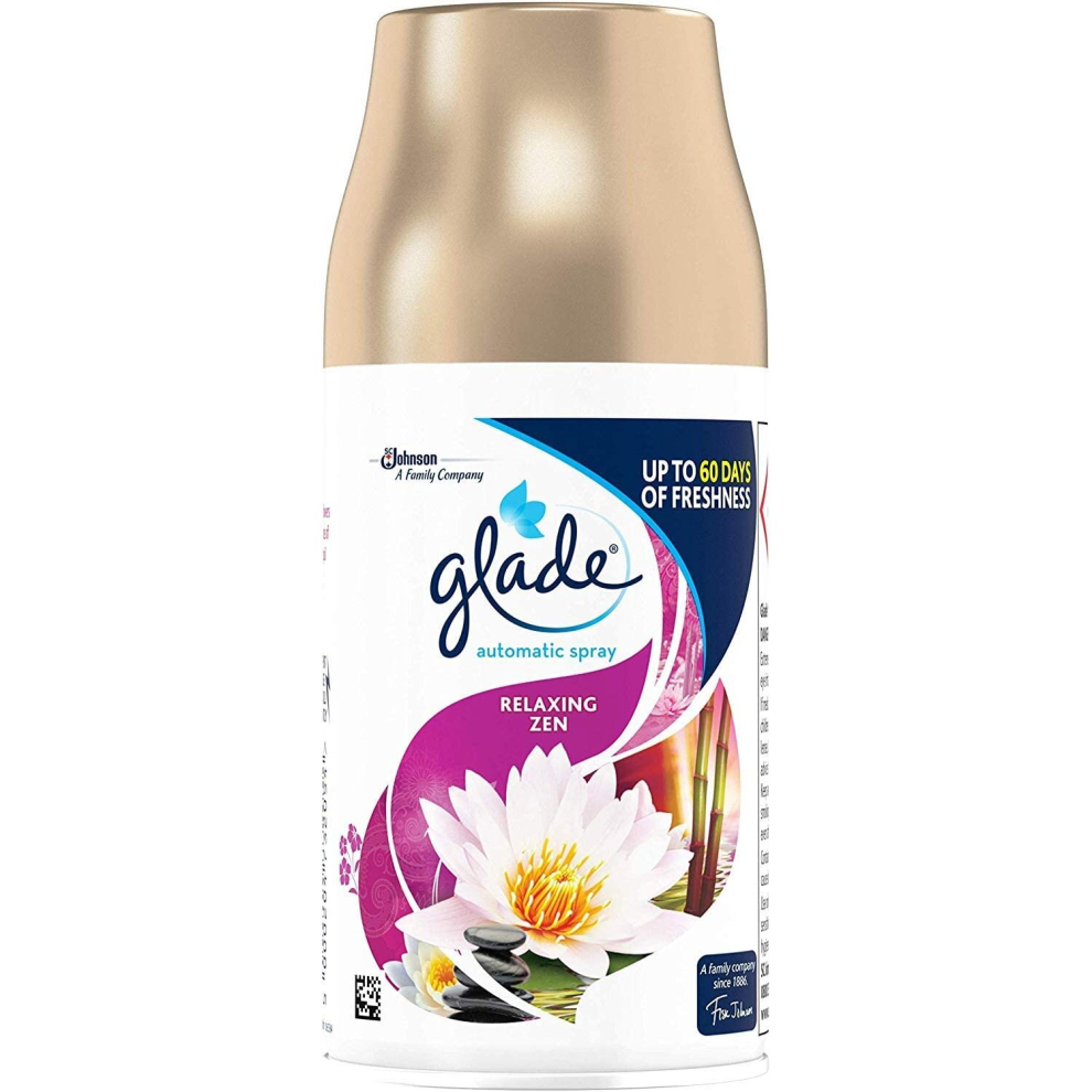 Glade Automatic Air Freshener Refill, Auto Spray Scent for Home, Relaxing Zen, 269ml