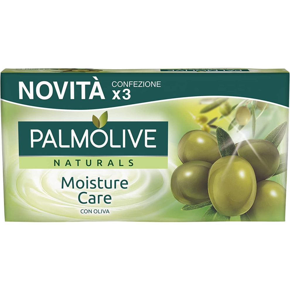 Palmolive Naturals Moisture Care Bar Soap with Olive (3x90g)