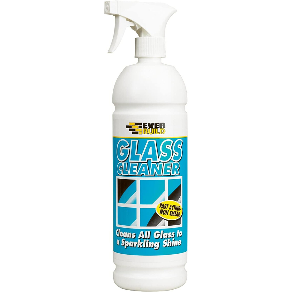 Everbuild Glass Cleaner Ready To Use Spray, 1 Litre