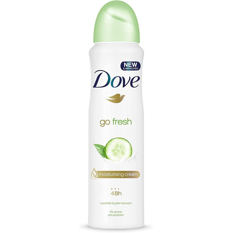 Dove Go Fresh Cucumber and Green Tea Antiperspirant Deodorant, 250ml