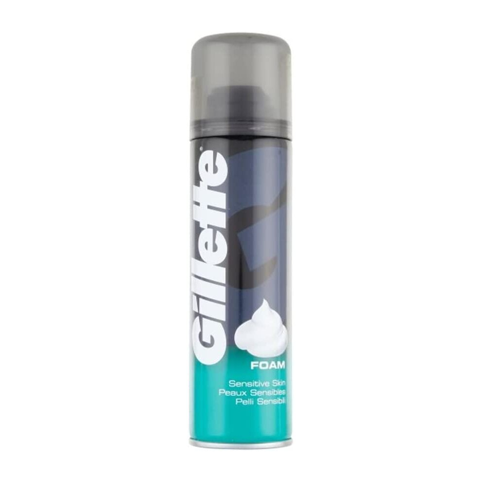 Gillette Classic, 200ml Sensitive Skin Shaving Foam