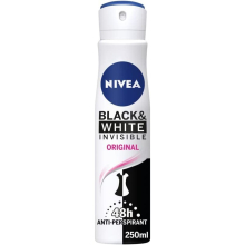 Nivea Women Invisible Deodorant Black & White Spray, 150ml
