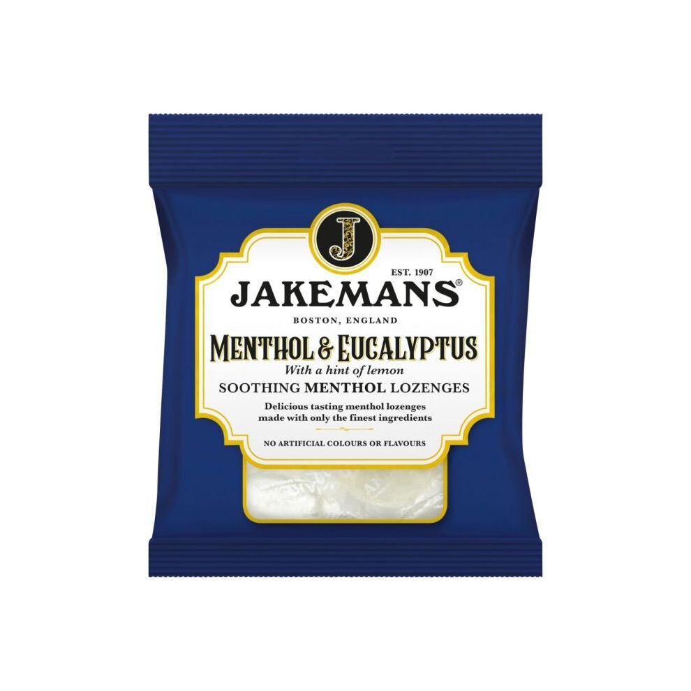 Jakemans Throat and Chest Menthol Sweets Menthol and Eucalyptus 73g