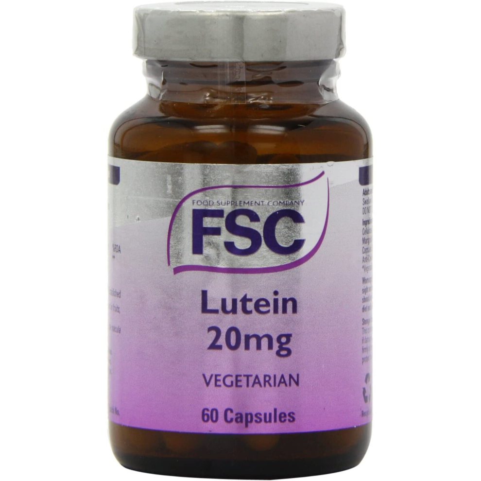 FSC 20mg Lutein - Pack of 60 Capsules