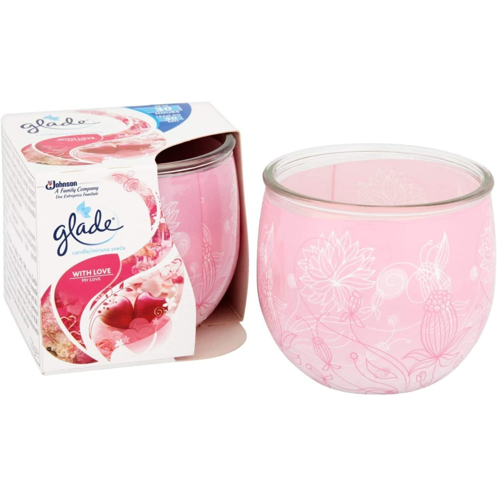 Glade Candle with Love My Love, 120g