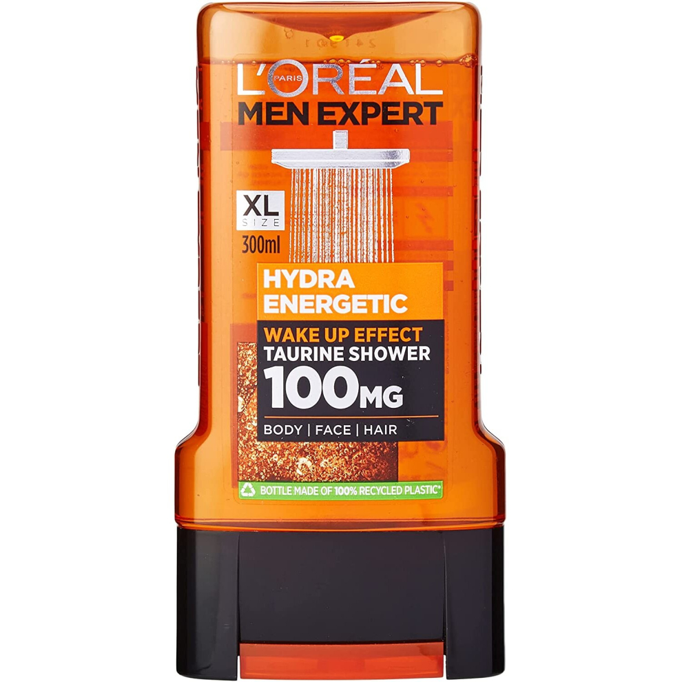 New L’oréal Paris Men's Loreal Expert Shower Gel Hydra Energetic, 300 Ml