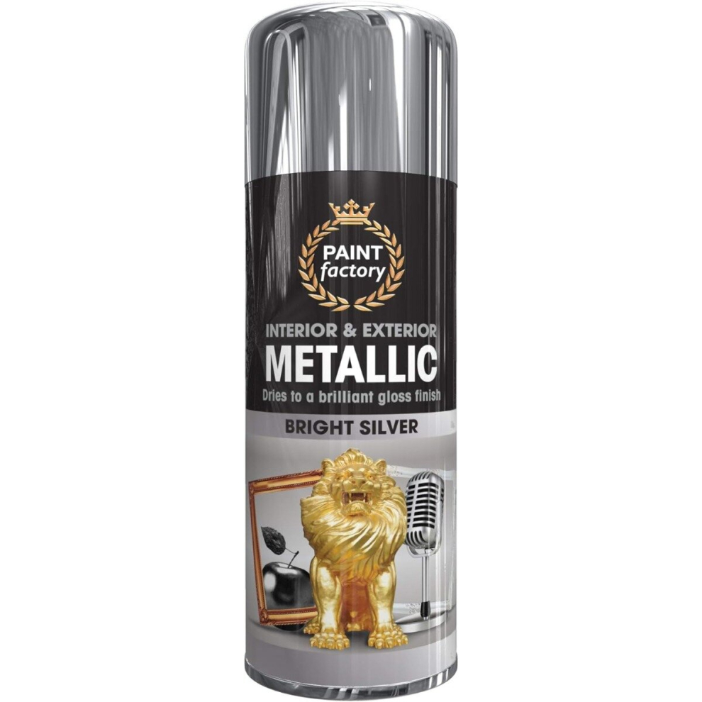 Paint Factory All Purpose Silver Metallic, 400 ml