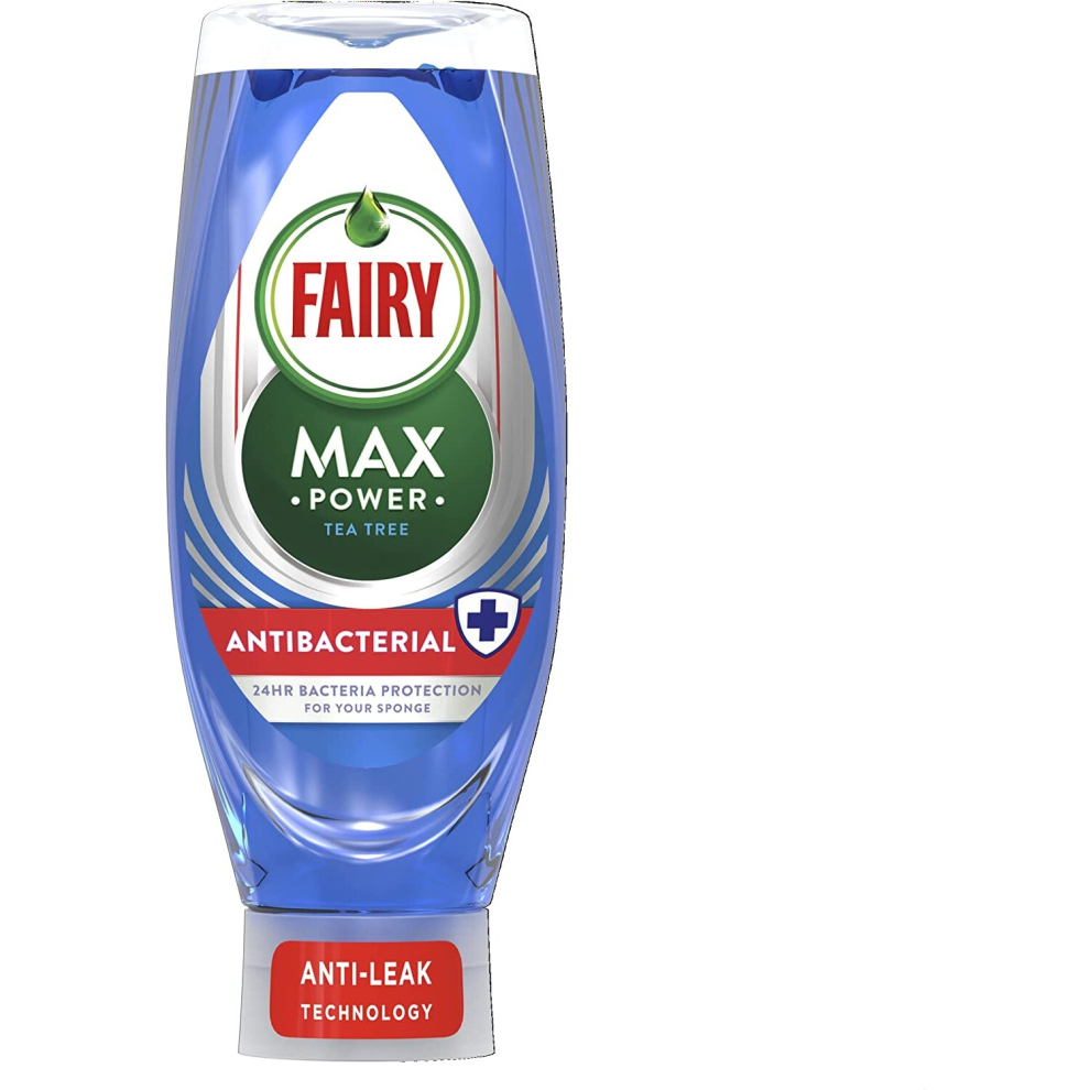 Fairy Max Power Tea Tree Antibacterial Washing Up Liquid  660 ml