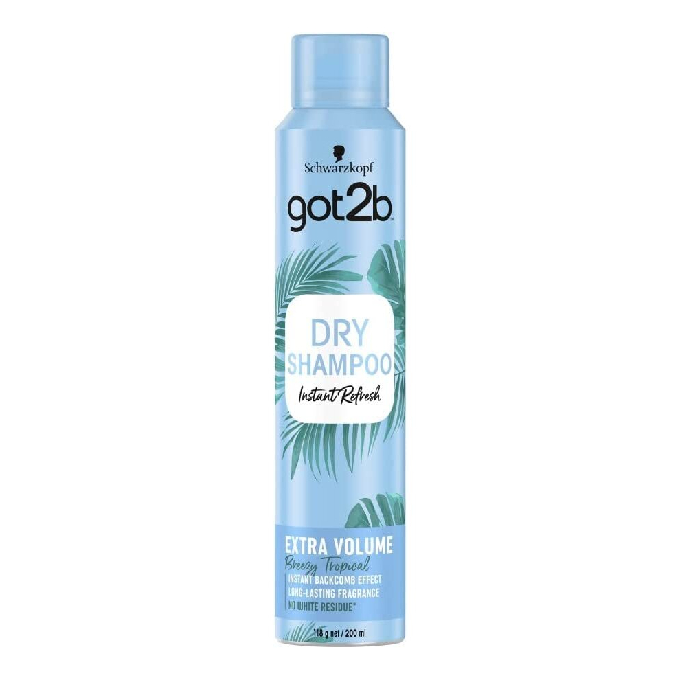 Schwarzkopf Got2b Fresh It Up Dry Shampoo - Extra Volume 200Ml