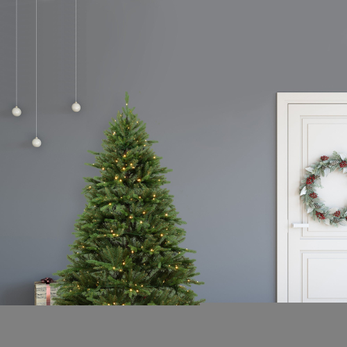 Outdoor Living 7ft Richmond Fir Winter Pre-Lit Artificial Christmas Tree 1
