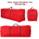 Outdoor Living Christmas Xmas Tree Decoration Zip Up Sack Fabric Storage Bag 3