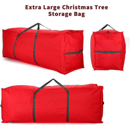 Outdoor Living Christmas Xmas Tree Decoration Zip Up Sack Fabric Storage Bag 2