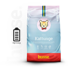 Husse Natural Complete Kitten Delicious Dry Cat Food High Chicken Meat Content - Exclusive Kattunge 2kg