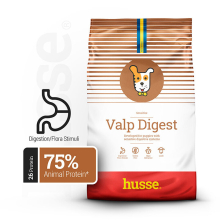 Husse Natural Complete Puppy Dry Dog Food Lamb & Rice Gluten-Free Hypoallergenic - Sensitive Valp Digest 12.5kg
