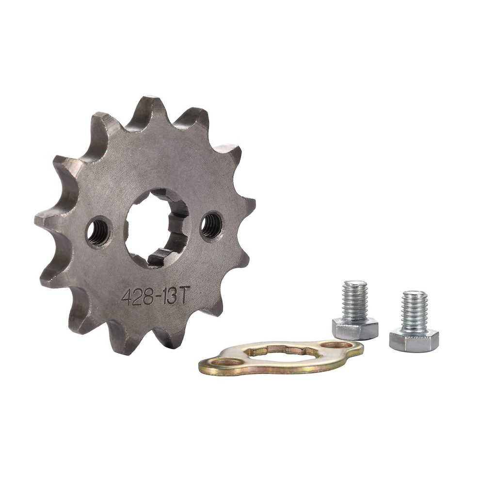 Motorcycle 428-13T Front Sprocket 17Mm Replacement For 50Cc 70Cc 90Cc 110Cc 125Cc Dirt Bike Pit Bike Mini Bike Atv 4 Wheeler Moped 6956163157119