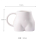 (Black) Creative Ceramic Mug Personalized Art Hip Coffee Cup Drinking Cup Butt Cup for Office and Home 5