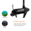 Casart 12V Electric Trolling Motor 55LBS Transom Mounted 8 Speeds Trolling Motor 5