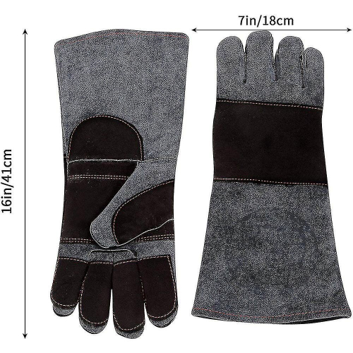 Antibite Safety Bite Gloves Pets Grasping Biting Protective Gloves on