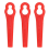 40pcs Plastic Blade Set Replacement Blade for Cordless Grass Trimmer Strimmer 3