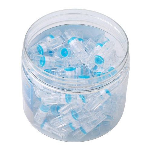 100 Pcs Disposable Transparent Cigarette Filter Holder,reduce Cigarettes Tar Filter,filter Cigarette Holder