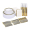 175x Disposable Tableware Plastic Plate For Catering Wedding Gold Rim 1