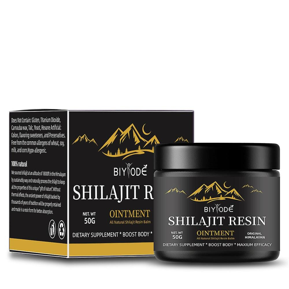 Resin Paste Pure Himalayan Shilajit Resin, Natural Source Of Fulvic Acid 50g