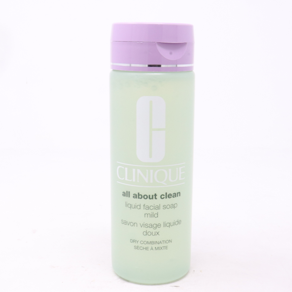 Clinique All About Clean Liquid Facial Soap Mild  6.7oz/200ml New