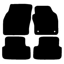 Seat Arona 2017 onwards Black Tailored Car Mats Autostyle