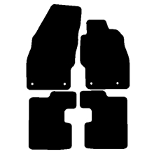 Vauxhall Corsa 2014-2019 Black Tailored Car Mats Autostyle