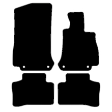 Mercedes GLC Class (W253) 2015 onwards Black Tailored Car Mats Autostyle
