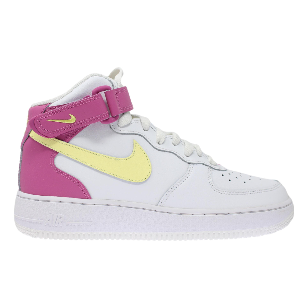 Nike Air Force 1 Mid Summit White/Citron Tint DH2933-100 Grade-School