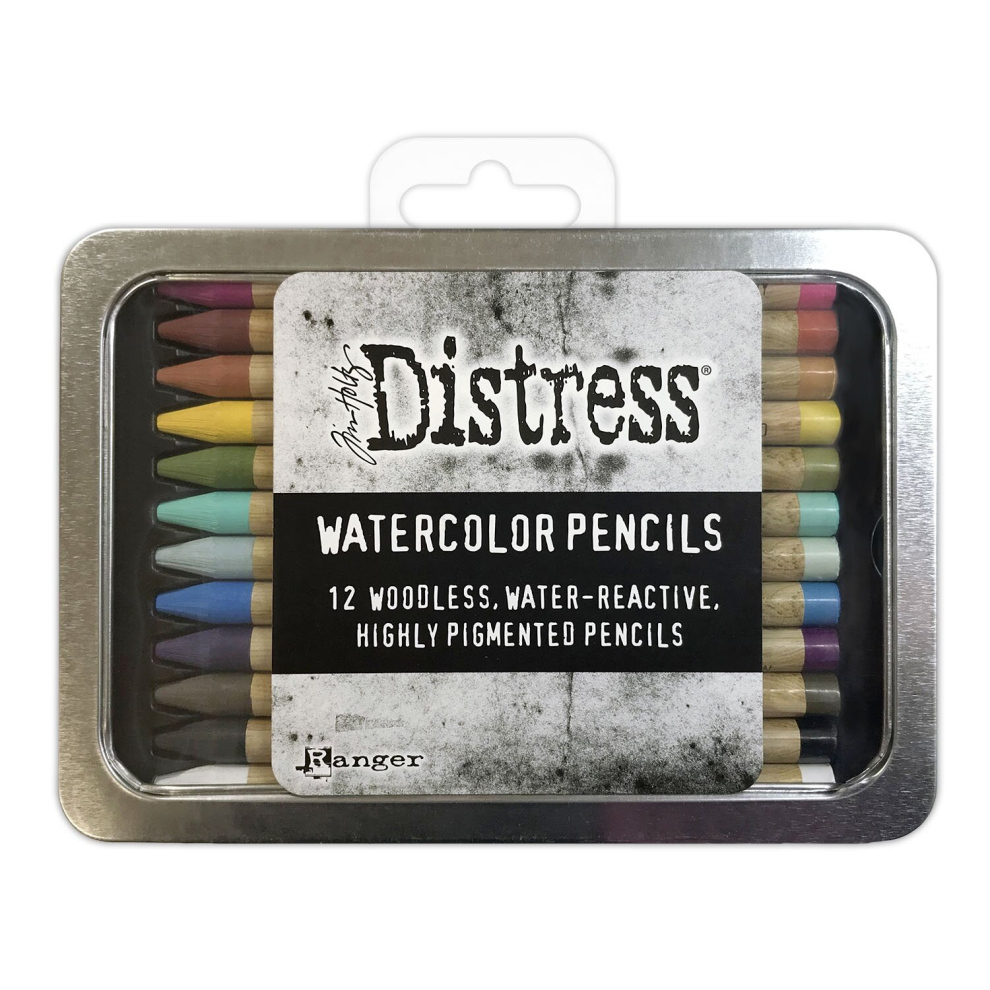 Ranger Tim Holtz Distress Watercolor Pencils 12/Pkg-Set 1 Tdh76308